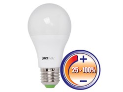 Лампа светодиодная A60 СТАНДАРТ DIM 10 Вт 160-260В E27 4000К JAZZWAY (60 Вт аналог лампы накал., 840Лм, нейтральный белый свет) (2859228)