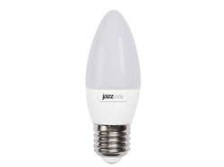 Лампа светодиодная C37 СВЕЧА 5 Вт ECO 160-260В E27 3000К JAZZWAY (40 Вт аналог лампы накал., 400Лм, теплый белый свет) (2855312)