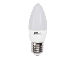 Лампа светодиодная C37 СВЕЧА 7 Вт POWER 160-260В E27 3000К JAZZWAY (60 Вт аналог лампы накал., 530Лм, теплый белый свет) (1027825-2) [10278252]