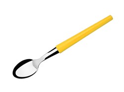 Ложка чайная, серия MILLENIUN, желтая, DI SOLLE (Длина: 143 мм, толщина: 0,8 мм. Прочная пластиковая ручка.) (14.0303.00.14.000)