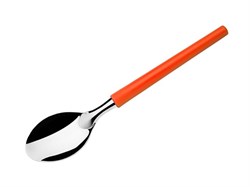 Ложка столовая, серия MILLENIUN, коралловая оранжевая, DI SOLLE (Длина: 196 мм, толщина: 0,8 мм. Прочная пластиковая ручка.) (14.0301.00.43.000)