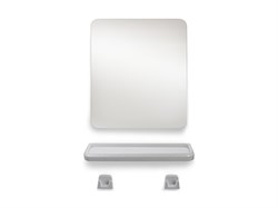 Набор для ВК Minima, белый мрамор,  BEROSSI (Изделие из пластмассы. Размеры зеркала    510*400мм) (НВ11704000)