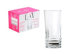 Набор стаканов, 6 шт., 335 мл, серия Elegan, LAV (LV-ELG379F)