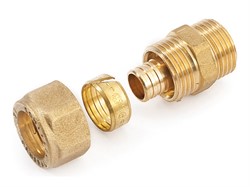 Ниппель_162.0х12_нар._для_трубы_PEX_General_Fittings_330001H041620A