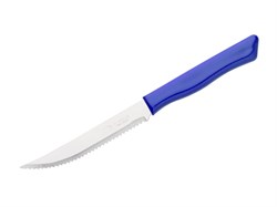 Нож для стейка, серия PARATY, голубой сан марино, DI SOLLE (Длина: 218 мм, длина лезвия: 110 мм, толщина: 0,8 мм. Прочная пластиковая ручка.) (01.0101.00.44.000)