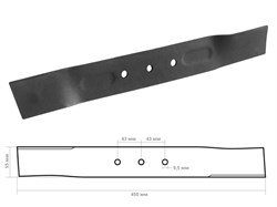Нож прямой для газонокосилки бензиновой ECO 45см (18 дюймов) (Для  ECO LG-4635BS / LG-4640BS) (46350001)
