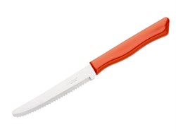Нож столовый, серия PARATY, коралловый оранжевый,  DI SOLLE (Длина: 200 мм, длина лезвия: 103 мм, толщина: 0,8 мм. Прочная пластиковая ручка.) (01.0106.00.43.000)