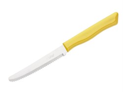 Нож столовый, серия PARATY, желтый, DI SOLLE (Длина: 200 мм, длина лезвия: 103 мм, толщина: 0,8 мм. Прочная пластиковая ручка.) (01.0106.00.14.000)
