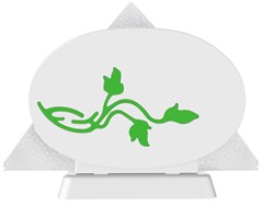 Салфетница Viola, зеленый полупрозрачный, BEROSSI (Изделие из пластмассы.) (ИК22911000)