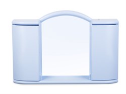 Шкафчик зеркальный Argo (Арго), светло-голубой, BEROSSI (Изделие из пластмассы. Размер 596 х 410 х 108 мм) (АС11908000)