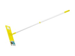 Швабра для пола с насадкой из микрофибры, желтая, PERFECTO LINEA (Телескопическая рукоятка 67-120 см) (43-392016)