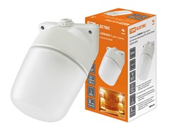 Светильник НПБ400-1 для сауны настенный, наклонный, IP54, 60 Вт, белый, TDM (SQ0303-0049) [SQ03030049]