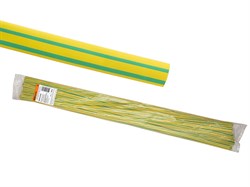 Термоусаживаемая трубка ТУТнг 6/3 желто-зеленая по 1м (50 м/упак) TDM (SQ0518-0203)