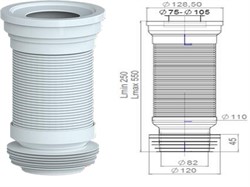 Удлинитель_гибкий_для_унитаза,_армированный_550_мм,_AV_Engineering_Гофра_для_унитаза_AVE129550