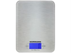Весы кухонные ASK-266 NORMANN (5 кг; стекло 3 мм; дисплей 45х23 мм с подсветкой) (ASK-266)