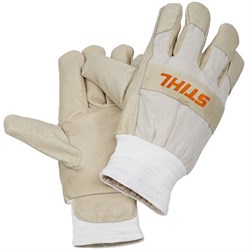 Stihl Кожаные зимние перчатки, унифицированный размер с тёплой подкладкой и трикотажными манжетами [00008841106]
