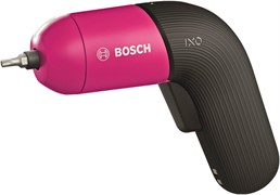 Аккумуляторный шуруповёрт BOSCH IXO VI Colour (3.6V, 4,5Нм,1,5Ah, кейс, 10 бит, цвет: фуксия)