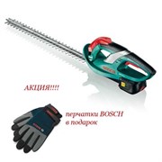 Bosch АКЦИЯ: Аккумуляторный кусторез AHS 52 LI + перчатки BOSCH в подарок 0600849009