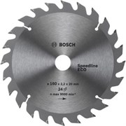 Bosch Диск для циркулярных ручных пил Spedline Eco 160-20(16) 24 2608641779