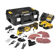 DeWALT DCS356P2 Многофункциональный инструмент в TSTAK II+ оснастка (18V, 2*5Аh,3 скорости,BL-motor)