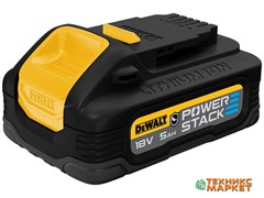 DeWalt DCBP518G Аккумулятор PowerStack 18V (5.0Ah, G-класса, Li-On)