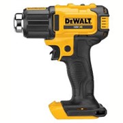 DeWalt DCE530N SOLO Термовоздуходувка аккум. в кор. (18V, 2 скор,  290-530 °С, Bl-motor)