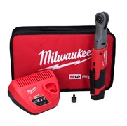 MILWAUKEE M12 FIR38-201B Трещотка аккум. в сумке (12V, 1*2.0Ah, 75 Нм, 3/8", BL-motor)