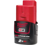 MILWAUKEE M12B2 Аккумулятор 12V (2.0Ah, Li-On, без упаковки)