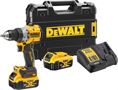DeWalt DCD800P2 Шуруповёрт аккум.в чем. (18V, 2*5.0Ah, 90 Нм, 2 скор, BL-motor)