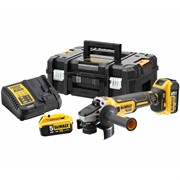 DeWalt DCG405P2 Угловая шлифмашина аккум.в чем (18V,2*5.0 Ah, 125 mm,9000 об/мин BL,плавный пуск)