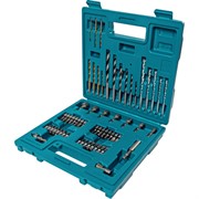 MAKITA E-11829 Набор бит,сверл и головок в чемодане (60 предметов)