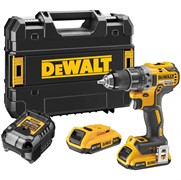 DeWalt DCD791D2 Шуруповерт аккум. в чем. TSTAK (18V, 2*2.0Ah, 70 Нм, 2 скор, BL-motor)