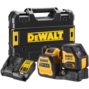 DeWalt DCE088D1G18 аккумуляторный лазерный построитель плоскостей, 12/18 В, зеленый луч, 30 м, с АКБ 2 Ач и ЗУ, в кейсе TSTAK