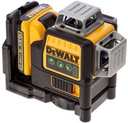 DeWalt DCE089D1G аккумуляторный лазерный нивелир, 12 В, зеленый луч, 35 м, с АКБ 2 Ач и ЗУ, в кейсе TSTAK