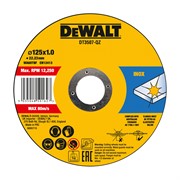 DeWalt DT3507 Диск отрезной по металлу и нержавеющей стали (125х22х1 мм, 10 шт)
