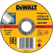 DeWalt DT42240 Круг отрезной по металлу 115x1.2x22.2 мм
