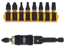 DeWalt DT70518T Набор ударных бит (9 бит (25 мм) + шарнирный магнитный держатель)