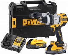 DeWalt DCD1007H2T Шуруповерт ударный аккум. в чем. TSTAK (18V, 2*5.0Ah, 169 Нм, 2 скор, BL-motor)