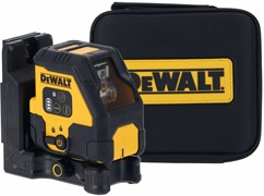 DeWalt DCLE14201RB Нивелир лазерный в сумке (30м, 1 КРАСН. луч, встроен. аккум., ± 0.3мм/м)