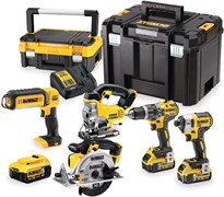 DeWalt DCK551P3T Набор: DCS331+DCS391+DCF887+DCD796+DCL050 в TSTAK VI и DWST1-70704 (18V, 3*5.0Ah)