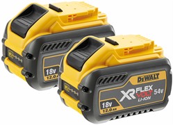 DeWalt DCB548Y2 Набор: 2 аккумулятора FlexVolt 18V/54V (12.0Ah, Li-On)