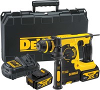 DeWalt DCH253M2 Перфоратор акк. в чем. (18V, 2*4.0Ah, 2.1 Дж, SDS-plus, BL-motor)