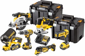 DeWalt DCK667P3T Набор инстр. в TSTAK VI (2 шт.) (DCP580+DCS565+DCS355+DCS334+DCL050+DCD796+3*5.0Ah)