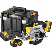 DeWalt DCS391M2 Дисковая пила аккум. в TSTAK VI (18V, 2*4.0Ah, 165х20 мм, пропил: 55мм, наклон:50гр)