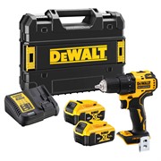DeWalt DCD708P2T Шуруповерт аккум. в чем. TSTAK (18V, 2*5.0Ah, 65 Нм, 1.5-13 мм, 2 скор, BL-motor)