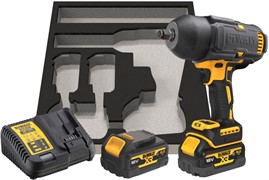 DeWalt DCF900P2G Гайковерт аккум. в кор. с вкладышем (18V, 2*5.0Ah, 1/2", 1396 Нм, BL-motor )