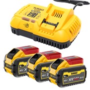 DeWalt DCB118X3 Набор: зарядное устройство DCB 118 (18V/54V) + аккумуляторы (3*9.0Аh)