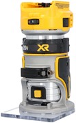 DeWalt DCW600B SOLO Фрезер кромочный аккум. в кор. (20V, цанга 6.4 мм, 55 мм, 16000-25500 об/мин)