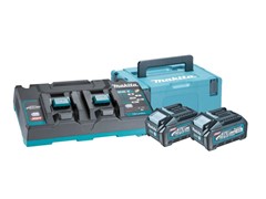 Комплект аккумулятор XGT PSK 40V (BL4040 x 2 шт) + зарядное DC40RB MAKITA