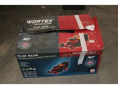 Газонокосилка аккумуляторная WORTEX CLM 4536 в кор. XLT SOLO БЕСЩЁТ.ДВИГ., 18В+18В, шир.460 мм уце